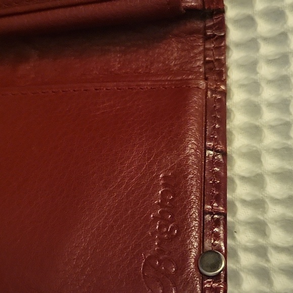 Brighton Burgundy Crocodile Pattern Wallet - Picture 2 of 2